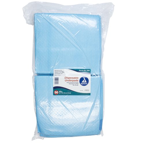 Disposable Underpads 30 x36 With Polymer (90 gr) Case/100 - Best Medical Supplies Online