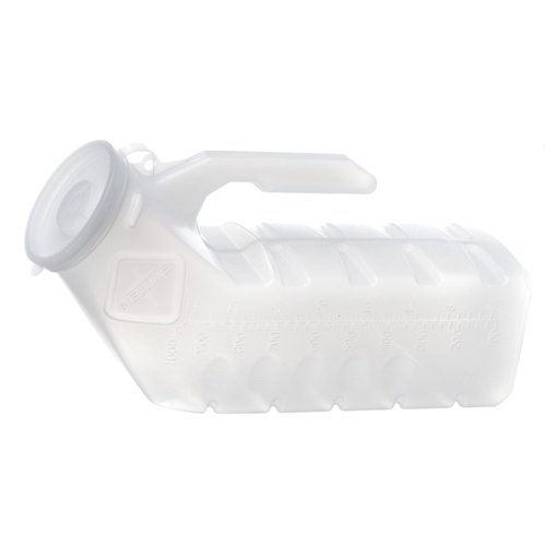 Urinal Male w/Cover Disposable Translucent - Best Medical Supplies Online