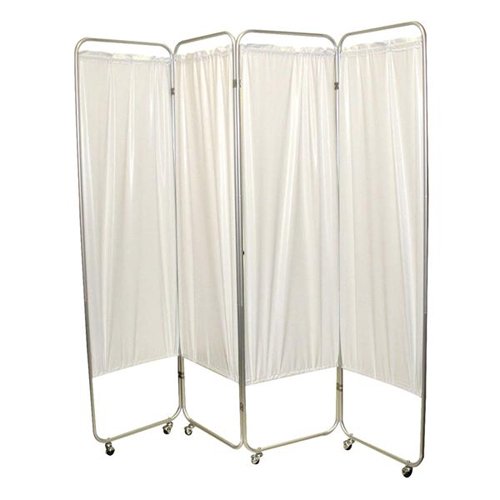 Four Panel Privacy Screen With Wheels - Best Medical Supplies Online