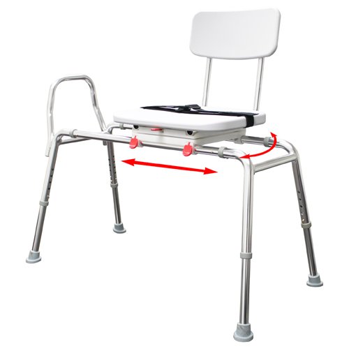 Swivel Sliding Transfer Bench Extra Long - Best Medical Supplies Online