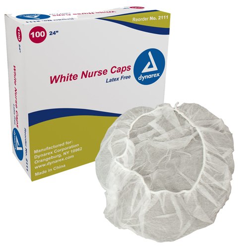 Surgical Caps White 24 Bx/100 - Best Medical Supplies Online