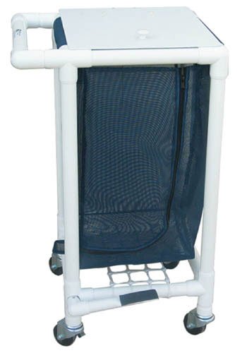 PVC Tubing Single Bag Hamper w. Foot Pedal 26.75 L x 22.5 W - Best Medical Supplies Online