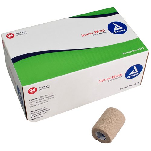 Sensi-Wrap Self Adherent Bndg 3 x 5 Yds Tan 24/cs - Best Medical Supplies Online