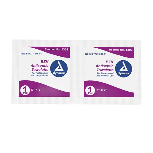 BZK Towelettes Bx/100 Non-Sterile - Best Medical Supplies Online