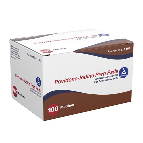 Povidone Iodine Prep Pads Bx/100 - Best Medical Supplies Online