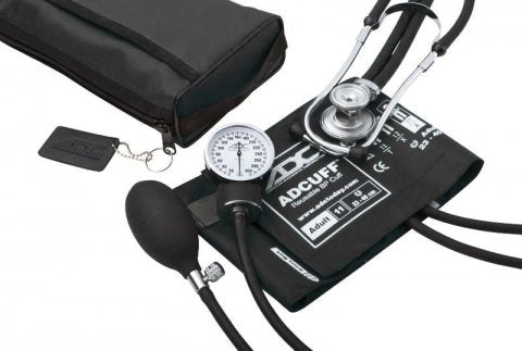 Pocket Aneroid Sprague Kit Adult Black - Best Medical Supplies Online