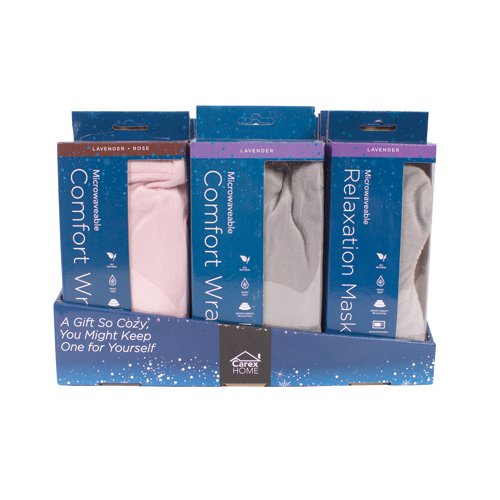 Carex Display w/ Comfort Wraps and Relaxation Masks - Best Medical Supplies Online