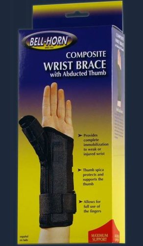 Composite Wrist Brace with Abducted Thumb Small Right