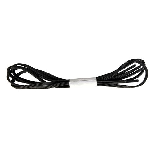 Fit To Be Tied Shoe Laces Elas-Black 24 pr - Best Medical Supplies Online