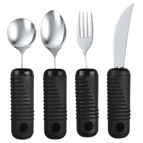 Make Eating Easier Big Grip Utensil Set Blue Jay Brand - Best Medical Supplies Online