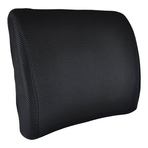 Lumbar Cushion w/Straps Black Memory Foam - Blue Jay - Best Medical Supplies Online