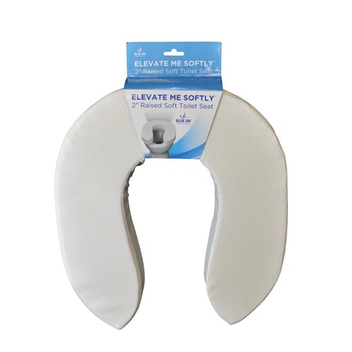 ELEVATE ME SOFTLY Blue Jay 2 Raised Soft Toilet Seat - Best Medical Supplies Online