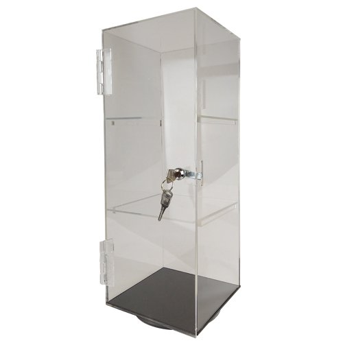 Showcase Mini Rotating Acrylic w/Lock by Blue Jay - Best Medical Supplies Online