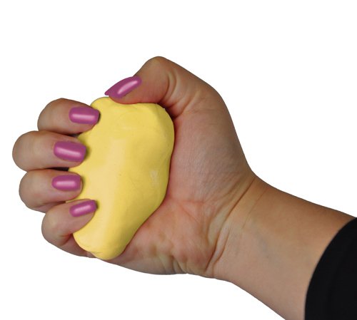 Squeeze 4 Strength 1 lb. Hand TherapyPutty Yellow XSoft - Best Medical Supplies Online