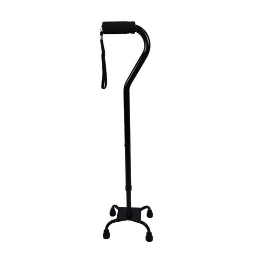 Quad Cane Small Base Black by Blue Jay Brand - Best Medical Supplies Online