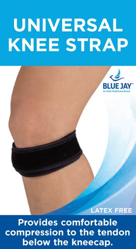 Blue Jay Universal Knee Strap Black - Best Medical Supplies Online