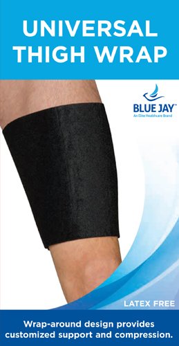 Blue Jay Universal Thigh Wrap Black - Best Medical Supplies Online