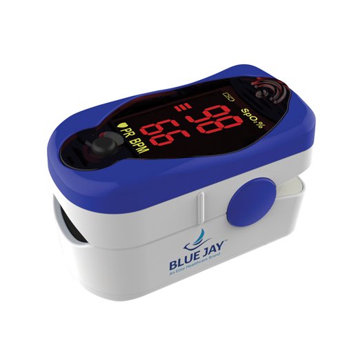 Comfort Finger Tip Pulse Oximeter Blue Jay Brand - Best Medical Supplies Online