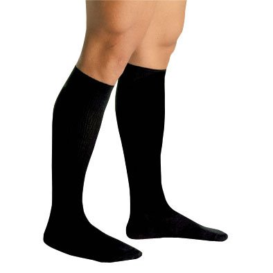 Men's Firm Support Socks 20-30mmHg Black Large - Best Medical Supplies Online