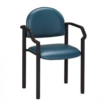 Patient Chair w/Arms Black Frame - Best Medical Supplies Online