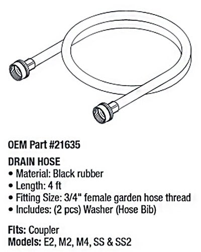 Drainage Hose f/ Hydrocollator