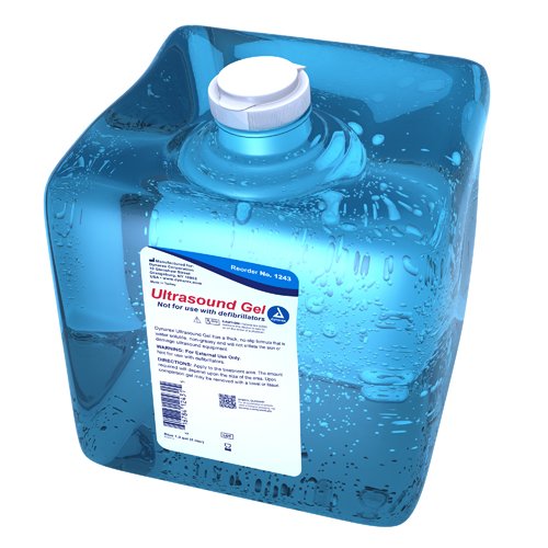 Ultrasound Gel 5 liter Blue (1.3 gal) 4/cs - Best Medical Supplies Online