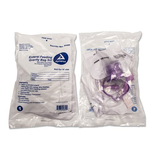 Enteral Delivery Gravity Bag Set with ENFit connector 30/cs - Best Medical Supplies Online