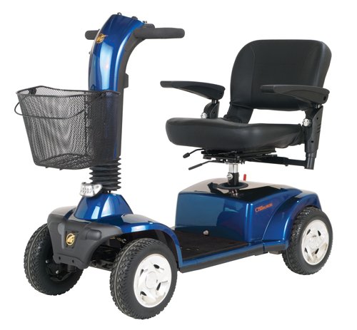 CompanionTM II 4-Wheel Elec Scooter Arctic Blue Full-Size