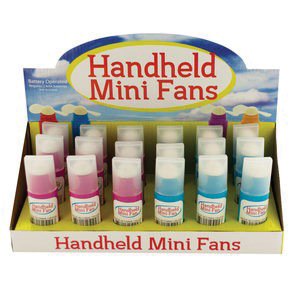 Handheld Mini Fans Countertop Display Pk/18 - Best Medical Supplies Online