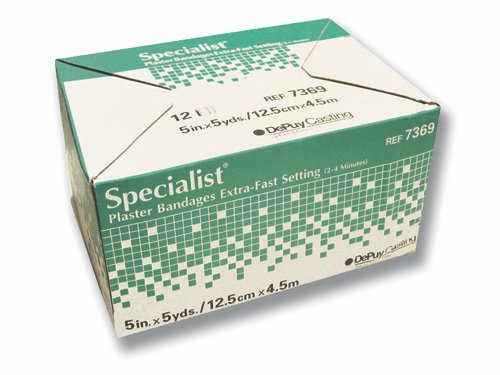 Specialist Plaster Bandages Fast Setting 4 x5yds Bx/12 - Best Medical Supplies Online