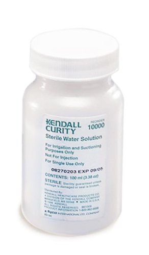 Sterile Water Solution 3.5oz 48 per case