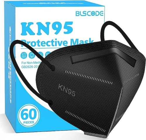 KN95 Mask Particulate Black Respirator Disposable BX/60 - Best Medical Supplies Online