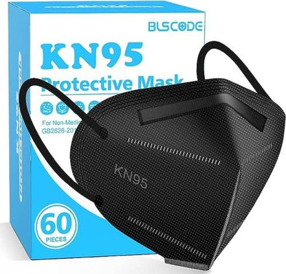 KN95 Mask Particulate Black Respirator Disposable BX/60 - Best Medical Supplies Online