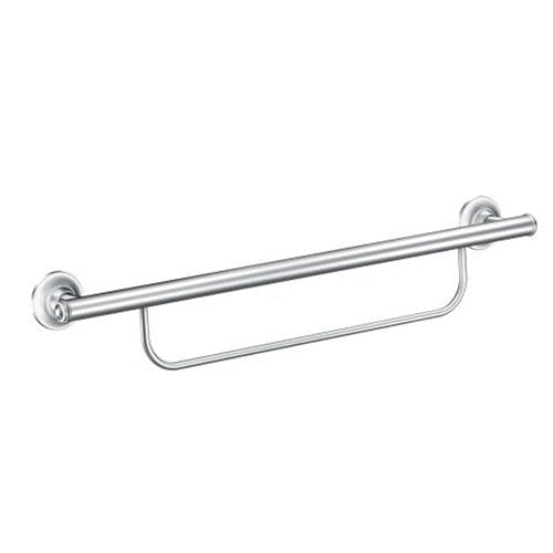 Integrated 24 Grab Bar w/Towel Bar-Chrome (Moen)