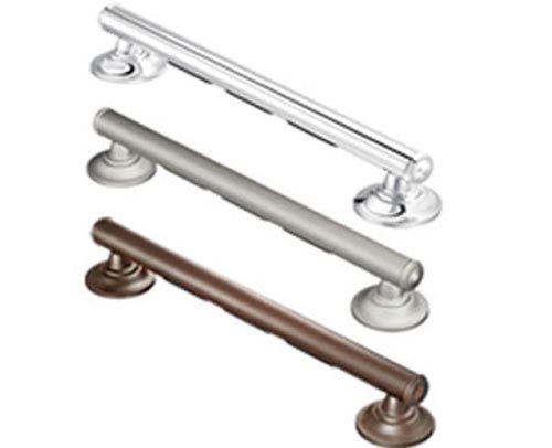 Moen Elegance Grab Bar 16 Chrome w/Grip Pads - Best Medical Supplies Online