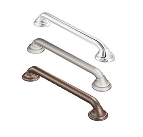 Moen Ultima Grab Bar 24 Old World Bronze w/Curl Grip