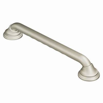 Moen Ultima Grab Bar 18 Brushed Nickel w/Curl Grip - Best Medical Supplies Online