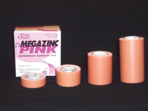 Megazinc Pink Tape 1 X 5 Yd - Best Medical Supplies Online