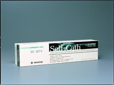 Self Cath Catheter 14fr 16 St Tip Green Funnel End Bx/30