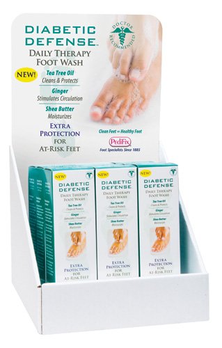 Diabetic Defense Daily Therapy Foot Wash Display - Best Medical Supplies Online