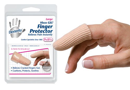 Visco-GEL Fabric-Covered Finger Protector Large - Best Medical Supplies Online