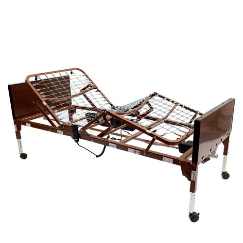 ProBasics Full Electric Bed w/ Full Rails & Fibercore Mattres - Best Medical Supplies Online