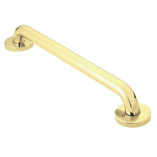 Moen Grab Bar 18 SecureMount Polished Brass Concealed Screw - Best Medical Supplies Online