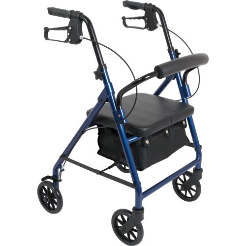 Rollator Junior Aluminum 6 Wheels Blue - Best Medical Supplies Online