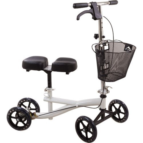 Knee Scooter Deluxe Roscoe White - Best Medical Supplies Online