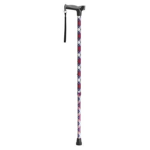 Comfort Grip Cane Patriotic Fashion Cane - Patriotic USA - Best Medical Supplies Online