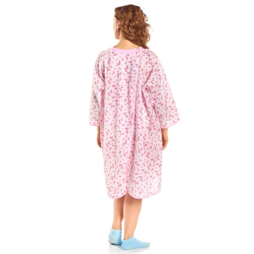 Snapwrap Gown Reusable Pink/Rosebud Each - Best Medical Supplies Online