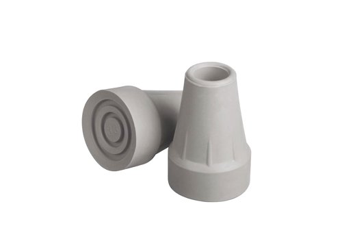 Crutch Tips (Super) Grey Pair (Mfgr #00842) Case/8 pr