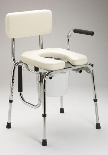 Drop Arm Commode With Padded Seat - Best Medical Supplies Online