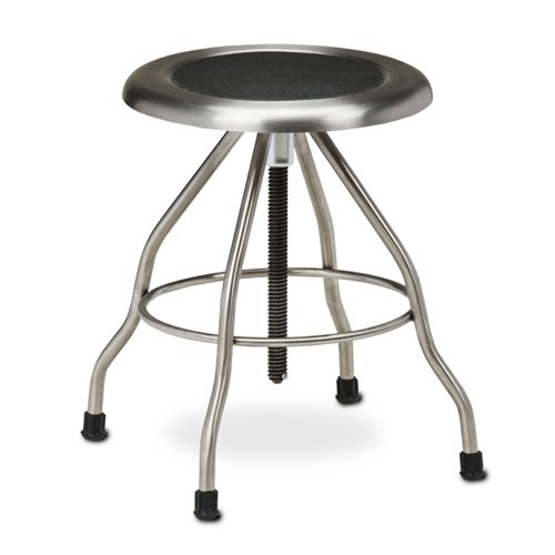 Stainless Steel Stool w/Rubber Feet 15 Diameter Seat - Best Medical Supplies Online